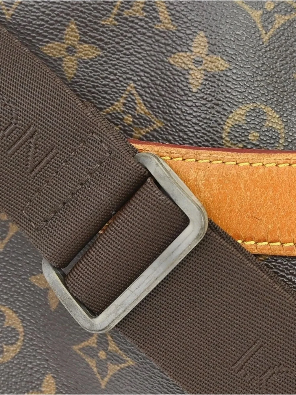 Louis Vuitton Monogram Messenger Bag in Brown with Gold Hardware